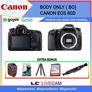 Laris ! Canon Eos 80D Body Only / Kamera Canon 80D Body / Body Canon
