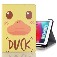 全城熱賣 - 適用於iPad Air 11 2024 / iPad Pro 11 inch (2018) 鴨子圖案 左右開卡通浮雕平板皮套 帶卡槽&支架&錢包&相框&筆槽