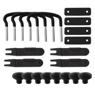 Roof Box U-Bolt Clips Roof Rack U-Brackets Luggage Accessory Kit Automotive