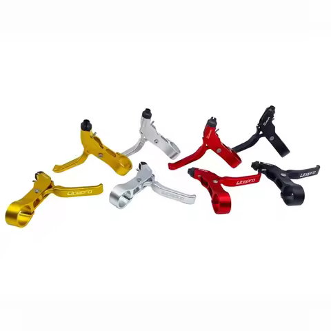 LITEPRO Folding Bike V Brake Lever For Brompton Birdy CNC Ultralight Aluminium Alloy 412 Levers 91g/