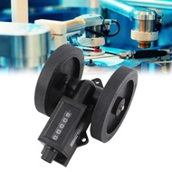 Fafeicy Length Measuring Tool  0-9999.9 Counter Five Digit Leather Cable Plastic Rolling Lap Counter