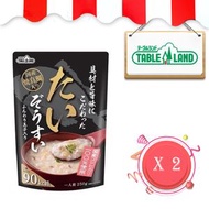 TABLE LAND - 【日本直送】越光米即食鯛魚粥 x 2