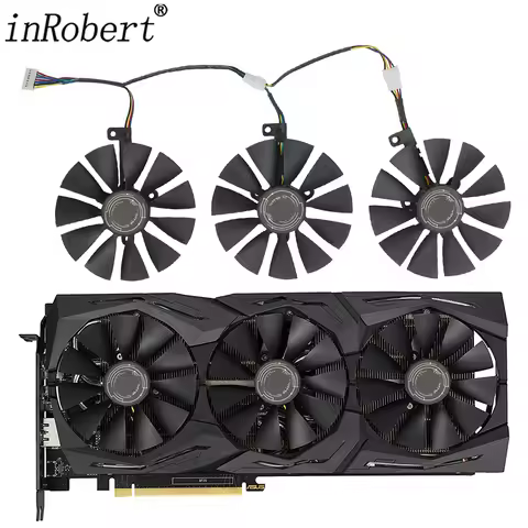 For ASUS ROG Strix GeForce RTX 2060 2070 Video Card Fan 87MM T129215SH RTX2060 RTX2070 Graphics Card