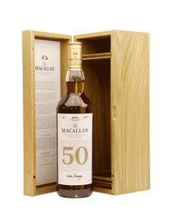 麥卡倫50年雪莉桶單一麥芽蘇格蘭威士忌 50 |700ml |單一麥芽威士忌