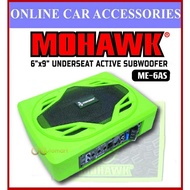 ME-6AS Mohawk 6X9 Active Underseat Powerful Subwoofer Performance Green Series Mohawk Subwoofer/Mohawk Active subwoofer