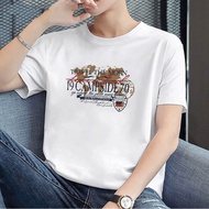 24 hour"Garfield cartoon printed short sleeved T-shirt formen and women, loose casual topA30"