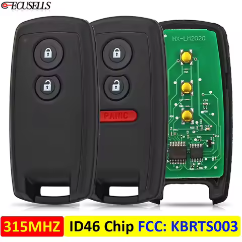 For Suzuki SX4 Grand Vitara Swift 2/3 Button Smart Car Remote Key 315Mhz ID46 Chip FCC: KBRTS003 200