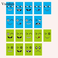 [Vsenkes] Face Changing Cube Blocks Portable Cube Building Blocks Game,Face Changing Cube for Ages 3
