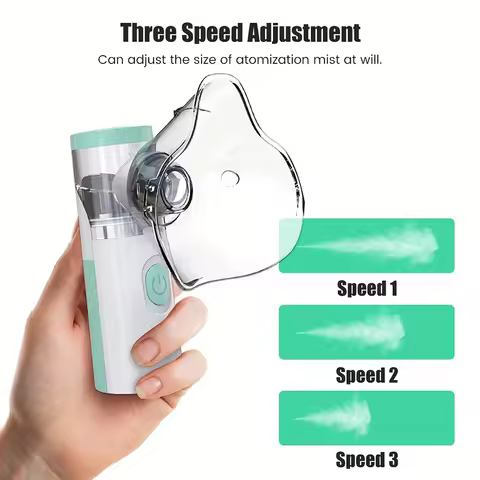 Best Portable Medical Nebulizer For Asthma Inhaler Ultrasonic Spray Handheld Mesh Nebulizer Machine 