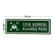ACRYLIC KUMPUL POINT ACRYLIC REFLECTIVE ASSEMBLY POINT