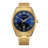 Citizen BI1032-58L Analog Quartz Blue Dial Gold Tone Stainless Steel Men'S Watch