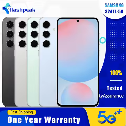 Original Samsung Galaxy S24FE S721U1 5G Mobile Phone 6.7" 8GB+128GB/256GB NFC 50MP+8MP+12MP+10MP Exy