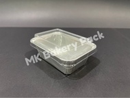 MYCHEF 4618-P Aluminium Foil Tray with Clear Lid (10 sets ±) / Rectangular / Foil Tray 4618 - P