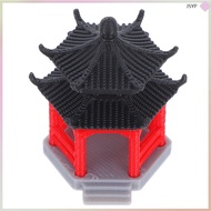 Gazebo Fish Decorations Japanese Garden Aquarium Asian Hexagon Pavilion junshaoyipin
