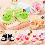 0-6 Months Baby Doll Socks/3D antislip Baby Socks