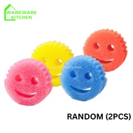 Multipurpose Smiley Magic Cleaning Sponge Scrubber Sponge Srubby Sponge Kitchen Sponge