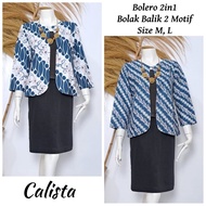 Reversible Bolero 2in1 Batik Bolero Women's Batik Cardigan