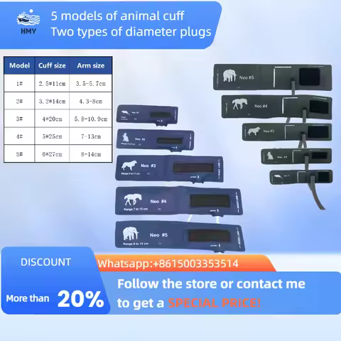Pet Monitors For Animal Use Blood Pressure Monitors TPU Nylon Cuff Without Capsule Animal Blood Pres