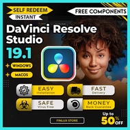 JGD [SELF REDEEM] DaVinci Resolve Studio 19 Latest 2025 Lifetime For Win & McOS Ready Stock Malaysia