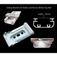 Ceiling Brackets For Roller Blinds and Roman Blinds Top Rail Blinds Accessories