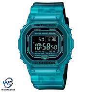 Casio G-Shock DWE-5600 Lineup DWB5600G-2D DW-B5600G-2D DW-B5600G-2 Bluetooth® Blue Translucent Gradated Resin Band Watch