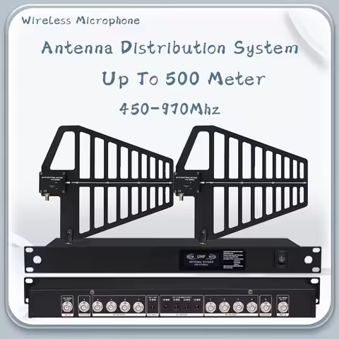 UA895-U85 Antenna Splitter RF Distributor Professional Signal Amplifier 10-channel Wireless Mic Acti
