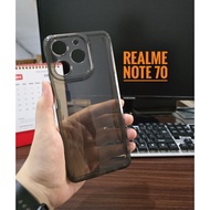 SOFTCASE TPU SPACE TRANSPARENT BLACK REALME NOTE 70 CASING/ REALME NOTE 70