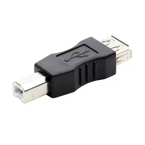 High Speed USB 2.0 Type A Female To Type B Male USB Printer Scanner Adapter Data Sync Coupler Conver