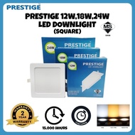 (SIRIM APPROVED)PRESTIGE 4"12W / 6"18W/ 8"24W SQUARE LED DOWNLIGHT/LAMPU DOWNLIGHT