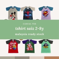 Unisex tag 4 utk 3-4y cotton tshirt kids