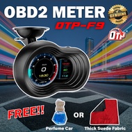 F8 PLUS Car OBD GPS OBD2 Meter Digital Scanner Alarm Speed Gauge display Hud Water temp RPM Turbo Bo