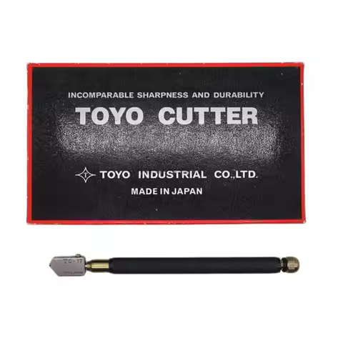 TOYO Japan TC-17 Professional Glass Cutter Industrial Grade High Precision Stable Cutting Diamond Ro
