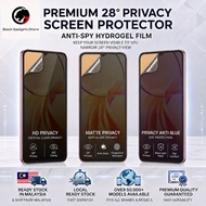 Hydrogel Privacy Screen Protector for Vivo Y04 / Y29 4G / Y19s / Y03T / Y28s 5G / Y18