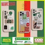 Case Realme C12 C25 Narzo 20 30A Starbucks X MCD