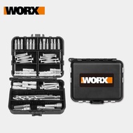 WA4201 WORX Power Tool Accessory Set 73PCS Impact Drill Bits Electric Drill Use Power Tool Attachment Tool Box