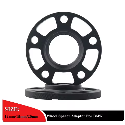 12/15/20mm Wheel Spacer Adapter PCD 5x120 CB 72.56mm 5-Lug Suit For Bmw E/F-Series Universal Car 2Pi
