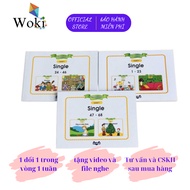 Single (Little Fox Level 1) – tiếng anh cho trẻ mầm non tiểu học - bản in đẹp giấy bóng [TẶNG AUDIO