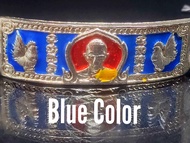 当代十九大高僧大城府“三大法术顶尖高僧之一”富贵神僧龙婆瑞(雷)大名鼎鼎招财斗鸡电镀银手链Famous Wealthy Master Monk Lp Ruay(Wat Tako) Super Famo