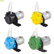 BUCKS 12V DC Dosing Pump, 3*5 Size Peristaltic Design Peristaltic Pump, Flow Control DC Powered 12V/