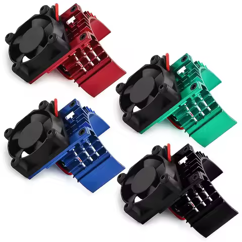 RC Motor Cooling Fans Heatsink 540 550 3650 3660 3670 3674 Radiator 35-37mm 6V-8.4V For 1/10 1/8 RC