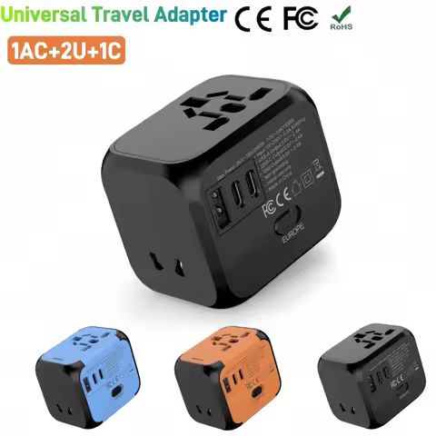 Universal Travel Adapter Plug, 220v To 5v Fast Charging Power Plug, Socket Converter for Europe US U