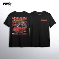 [GRAPHIC TEE] T-Shirt Evo9 Tokyo Japan Custom Design By Punkwheels (XS to 5XL)Black