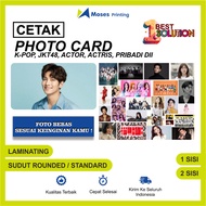 CUSTOM PHOTOCARD PRINTING / PHOTO PRINTING / KPOP JKT48 PHOTO / IDOL PHOTO / GOVERNMENT COLLECTION /
