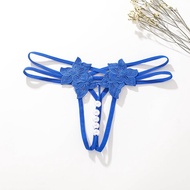 Quần Lót Ren Đeo Chéo Hạt Ngọc Trai Cỡ Lớn Quần Lót Gợi Cảm Cạp Cao Cho Nữ Quần Lót T-strap Sang Trọ