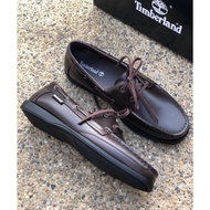 [READY STOCKS] LOAFER TIMBERLAND CLASSIC TWO EYES COFFEE UNISEX SHOES NEW
