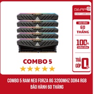 [FULL VAT] Combo of 5 internal memorys NEO FORZA 8G 3200Mhz DDR4 RGB NOX Heatsink -