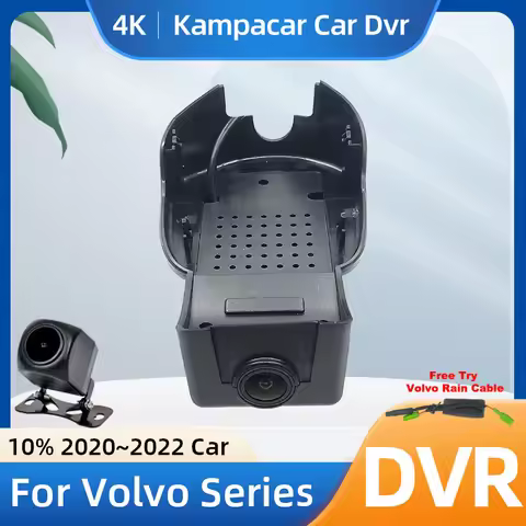 Kampacar VLV17-4K 2160P Wifi DashCam Camera Video Recorder For Volvo V60 T5 B5 For Volvo S60 T3 T4 B
