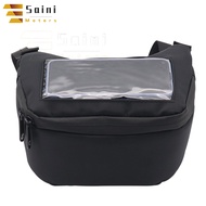 Saini Bike Handlebar Bag Motorcycles Front Storage Bag With Transparent Phone Pouch For Road Mountain Bike Scooters