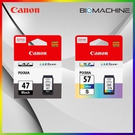 CANON PG-47 Black (9057B001AA) / CL-57 Color (9062B001AA) / CL-57s Color (1289C001AA) Ink Cartridge