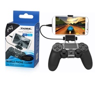 PS4 SLIM PRO Bluetooth Handle Phone Holder PS4 Android gamepad bracket DOBE Playstation 4 Mobile Phone Clamp For PS4 Controller - Black Advanced Controllers Gamepad accessories